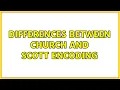 Differences between Church and Scott encoding