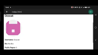 GitHub Profile Search App Using JavaScript Fetch API Tutorial