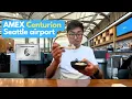 Is the Amex Centurion Lounge Seattle SEA Worth It Full Tour Food Honest Review