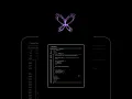 Glowing Butterfly Particle Animation HTML CSS JavaScript