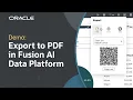 How to Export Workbook Canvases as PDF Files in Oracle Fusion Data Intelligence