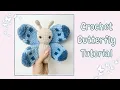 Easy Crochet Butterfly Tutorial Free Amigurumi Animal Pattern for Beginners
