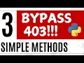 How to bypass 403 forbidden error Web Scraping Python