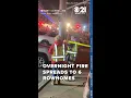 Fire spreads across 6 rowhomes injuring firefighter resident