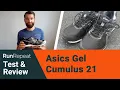 Asics Gel Cumulus 21 test and review - A well-built training shoe