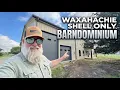 Barndominium Shell Only Tour 2 000 sq ft Living Quarters Texas Best Construction