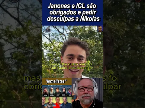 Esquerdistas são obrigados a se desculpar com Nikolas Ferreira