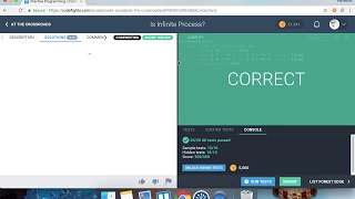 Is Infinite Process - CodeFights