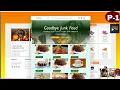 Create A Responsive Grocery Store Website Design Using HTML - CSS