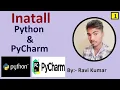 How to Install Python and PyCharm in hindi Full installion step by step