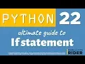Python tutorial 22 The Ultimate Guide To Python If statement by Manish Sharma