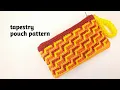 Download Lagu crochet tapestry pouch pattern