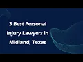 3 Best Personal Injury Lawyers in Midland Texas Personal Injury Attorneys