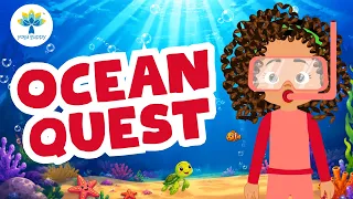 Ocean Yoga Adventure for Kids | Under Water Fun Warm Up Game & Brain Break | Yoga Guppy