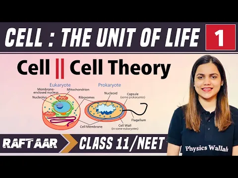 Download MP3 Cell : The Unit of Life 01 || Cell || Cell Theory || Class 11/NEET || RAFTAAR