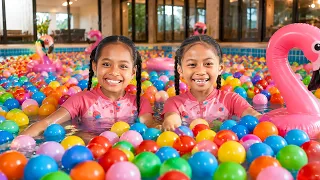 KITA PENUHI KOLAM RENANG DENGAN 1000 BOLA!!
