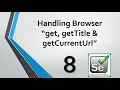 Selenium Tutorials - 8 How to Handle Browser using WebDriver API Commands with example
