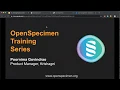 OpenSpecimen Training User Management Module