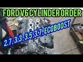 FORD V6 CYLINDER ORDER 2 7 3 3 3 5 3 7 LITER ENGINES