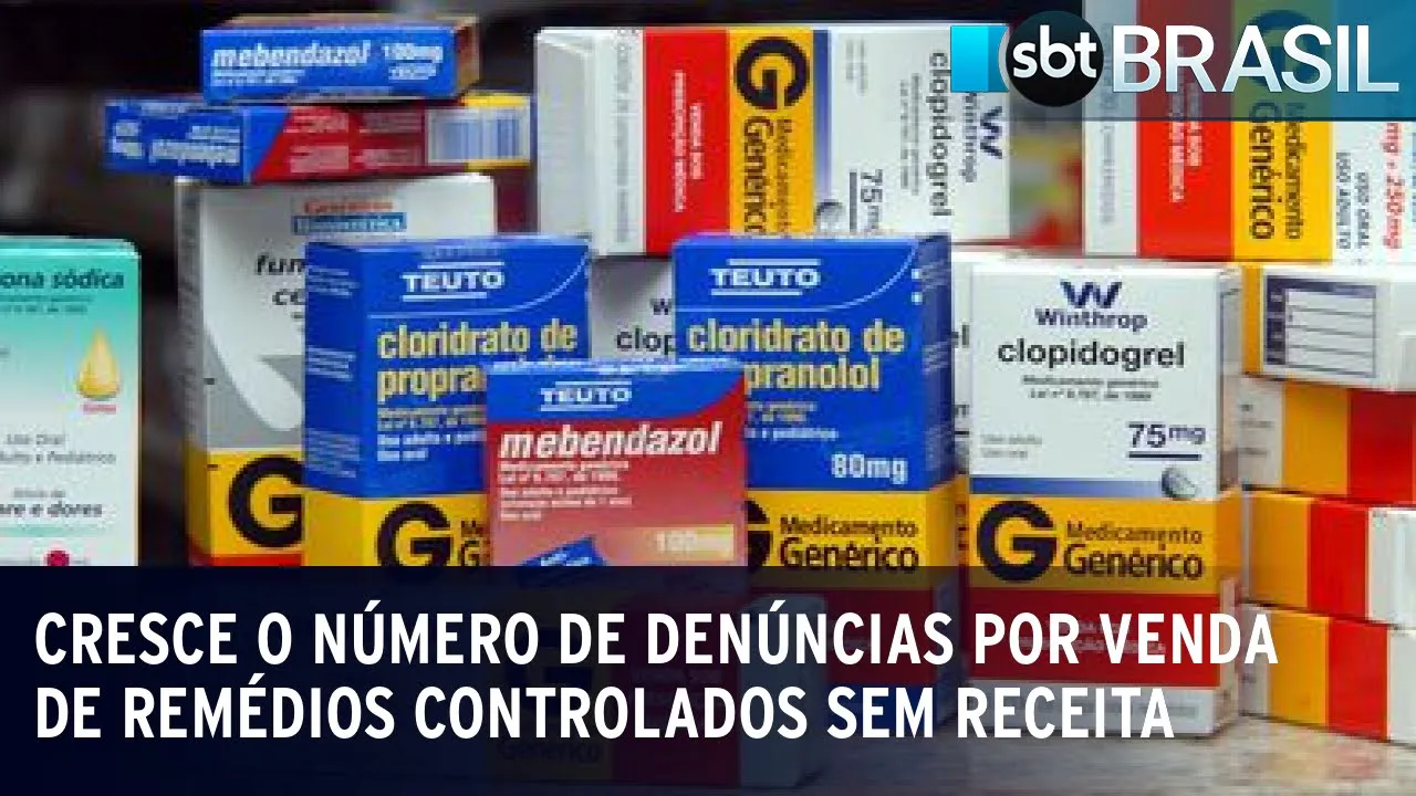 Cresce o número de denúncias por venda de remédios controlados sem receita | SBT Brasil (07/09/23)