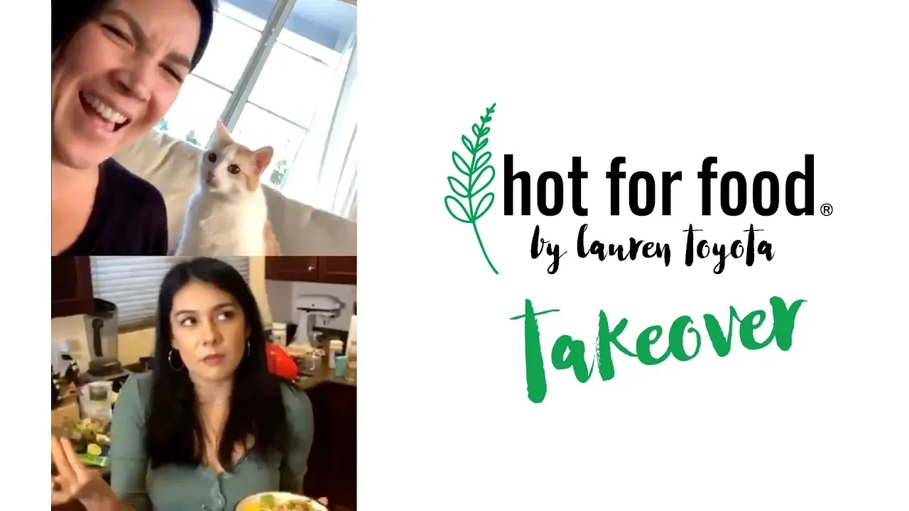 using leftover rice to make sushi bowls with Nikki Limo   Ep #4 #hotforfoodtakeover LIVE