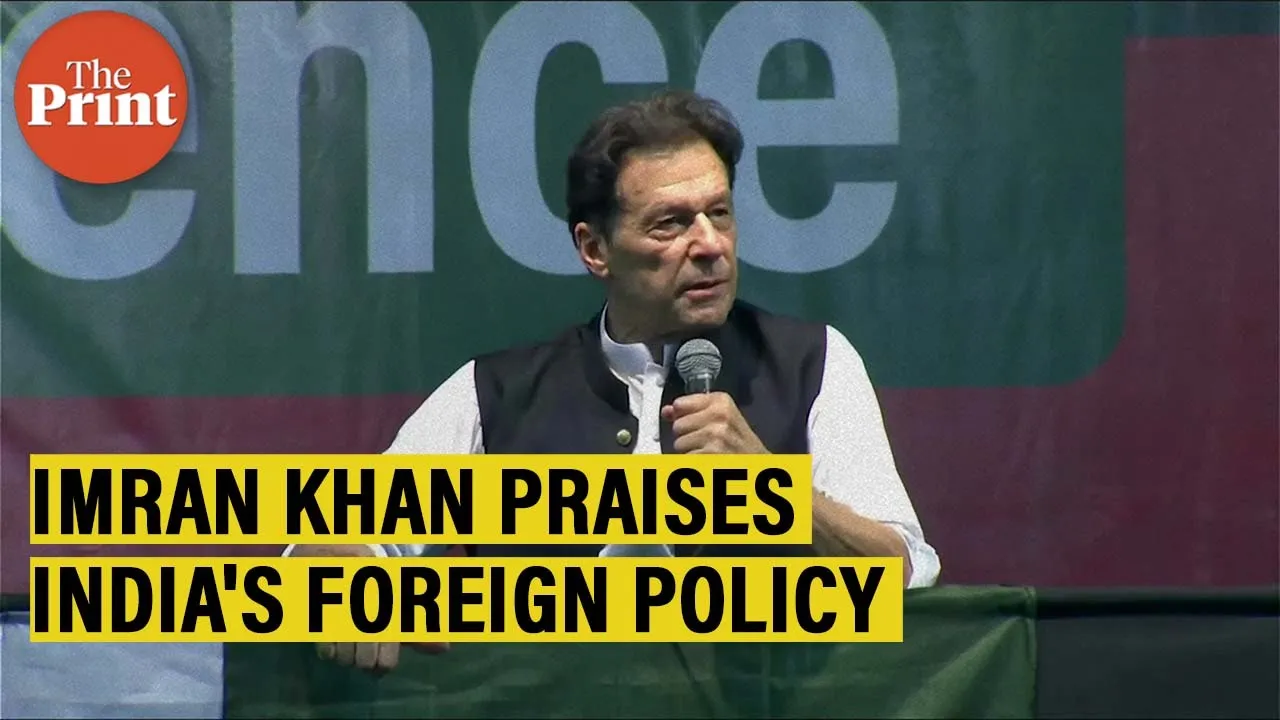 Imran Khan praises India’s foreign policy, plays video of Jaishankar’s comments at Lahore rally