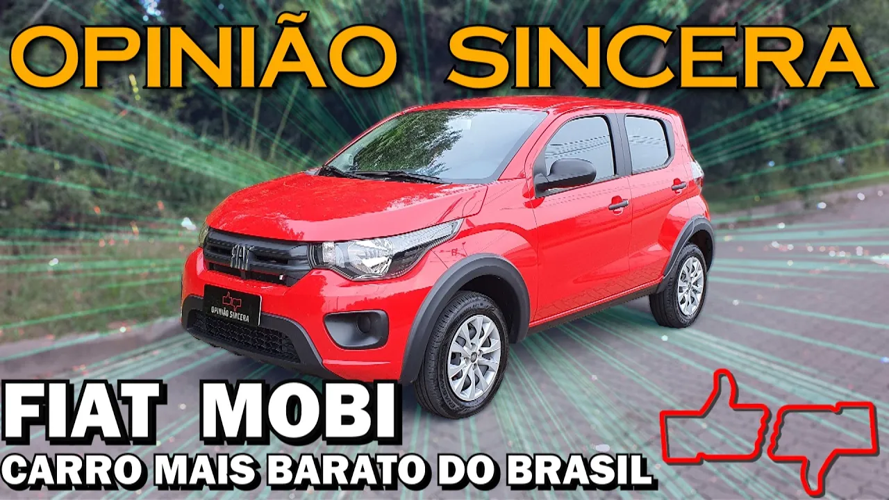 Fiat Mobi - O carro mais barato do Brasil zero km. Será que é bom? Vale a pena comprar?