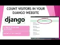 Blog visitor tracking system with Django Python PYTHON DJANGO ZAZ PROGRAMMING