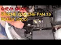 Chevrolet Cruze Cooling Fan Is REALLY LOUD