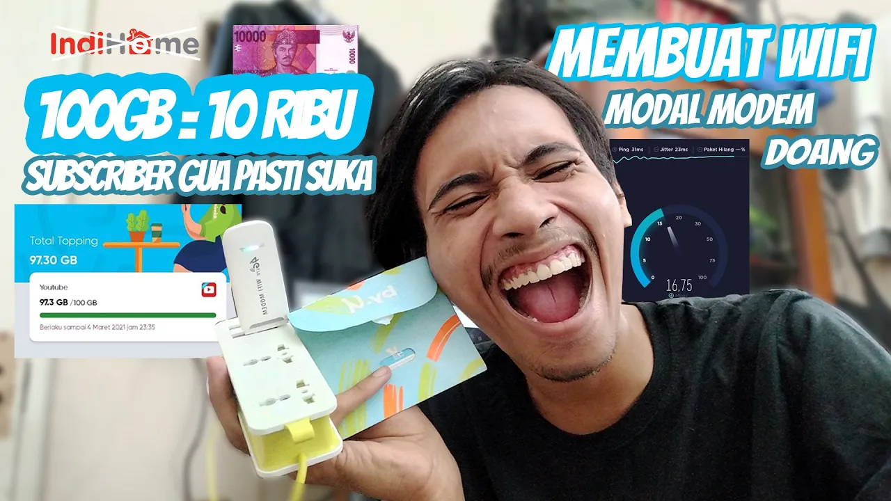 130 RIBU DAPET 100GB? LAWAK AMAT WOY!