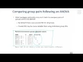 9 Tests for Continuous Data - Comparing 3 Groups
