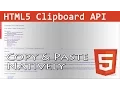 Copy and paste with JavaScript Clipboard API