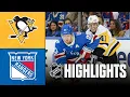 NHL Highlights Penguins vs Rangers October 07 2025