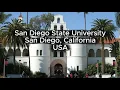 SDSU Campus 4K Early Morning Walk Peaceful Empty San Diego State University Tour