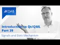 Introduction to Qt QML Part 39 - Signals and Slots Mechanism