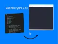 TextEditor 2 1 0 Program in the Python Programming Language Text editor