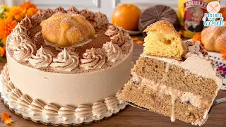 PASTEL 3 LECHES SABOR PAN DE MUERTO 🍫 ¡MOJADITO EN CHOCOLATE ABUELITA! POSTRES CON IXCHEL