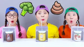 असली खाना रहस्यमय पेय चुनौती दोना DONA