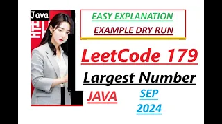 Largest Number Leetcode 179 Java Solution by Developer Coder