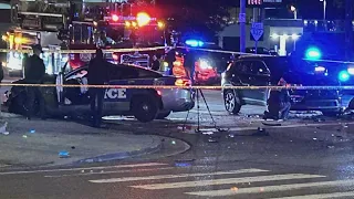 Authortities on scene of crash at Kingston Pike and Northshore Drive