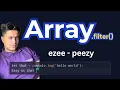 Demystifying Array filter in javascript