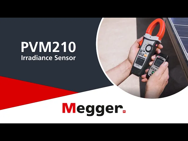 Megger PVM210 Irradiance Sensor Video