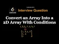 Leetcode 2610 Convert an Array Into a 2D Array With Conditions