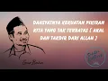 Download Lagu Jawaban Gus Baha || Dahsyatnya Kekuatan Pikiran Kita yang Tak Terbatas  Akal dan Takdir ||