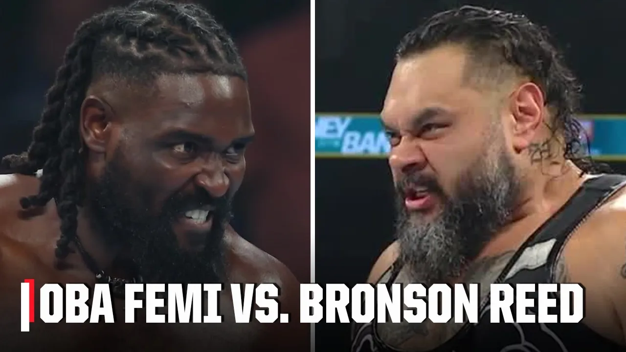 Oba Femi vs. Bronson Reed | Money in the Bank Highlights | WWE on ESPN
