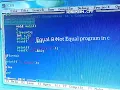 Equal and Not Equal program in c language