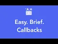 What is a callback