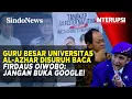 Lagu Disuruh “Baca Lagi”, Guru Besar UAI Kena Semprot Firdaus Oiwobo | Interupsi | 09/01