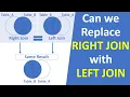 Can we replace right join with left join
