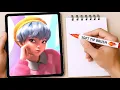Download Lagu Drawing Baby Saja: K-Pop Demon Hunter Fan Art Challenge